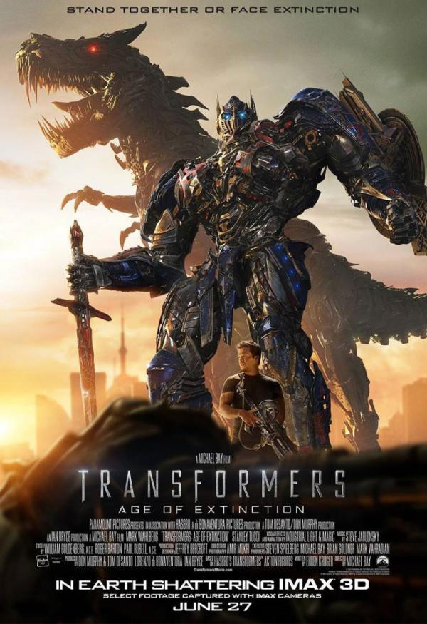 Transformers: Age of Extinction promo poster
